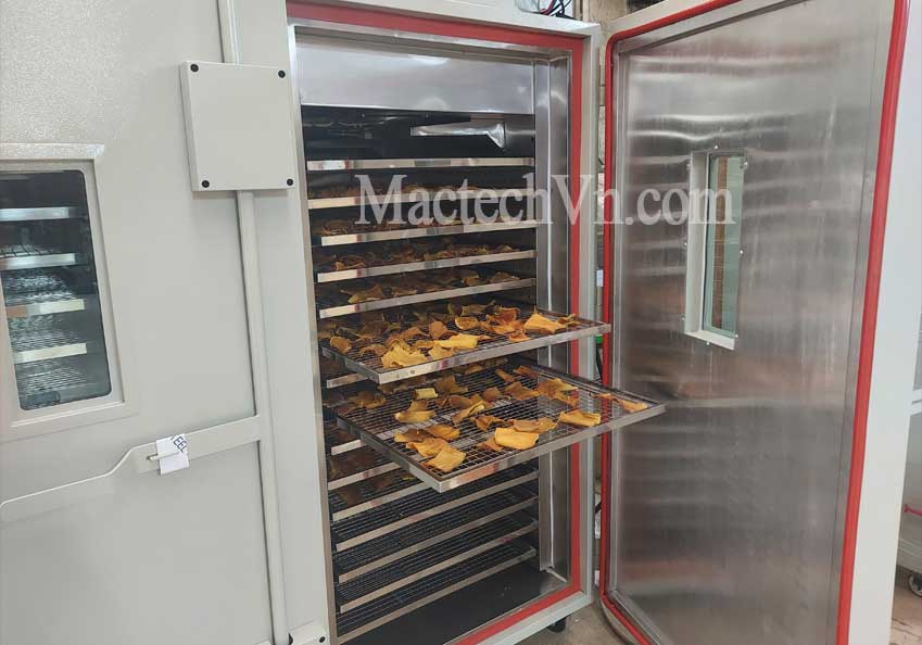 Kết cấu máy sấy công nghiệp, nhiệt độ sấy tới 160 độ c, 200 độ C.
