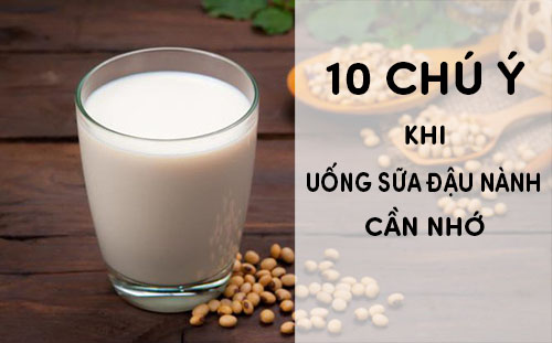 Những chú ý cần tránh khi uống sữa đậu nành