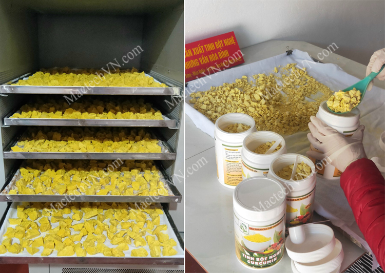 cách sấy tinh bột nghệ, tinh nghệ nhưng vần, hoà bình