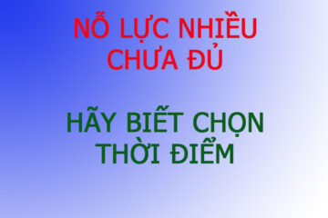 Nỗ lực nhiều mà chưa giàu, ĐỪNG BUỒN, chúng ta chưa làm đúng cách