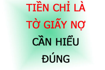 Tiền chỉ là tờ giấy nợ, vì vậy hãy nâng cao tri thức thay vì ham tiền