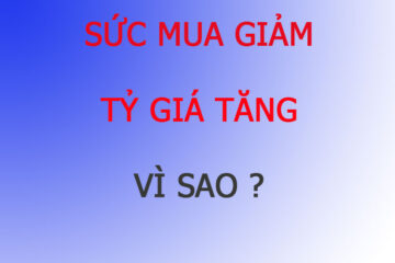 Sức mua giảm thì tiền mất giá, tiêu dùng yếu dẫn tới tăng tỷ giá, không tốt