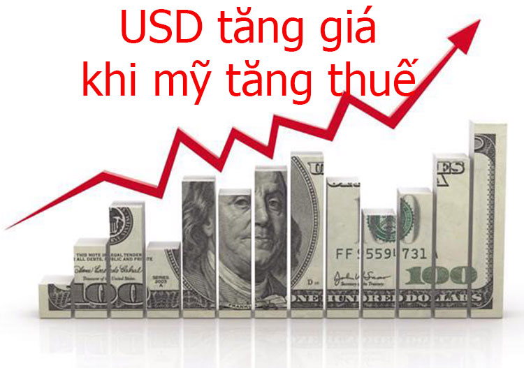usd tăng giá khi mỹ tăng thuế với hàng nhập khẩu
