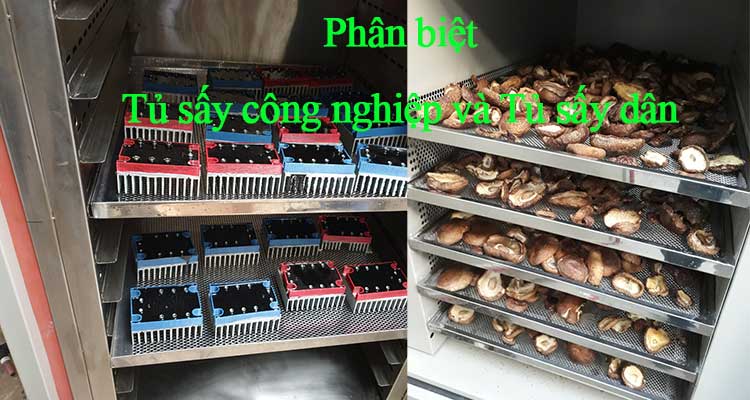 phân biệt tủ sấy công nghiệp và tủ sấy dân dụng