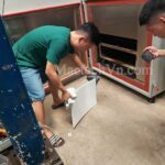 Máy sấy Đá Solid Surface, sấy dẻo đá nhân tạo để tạo hình, uốn dẻo