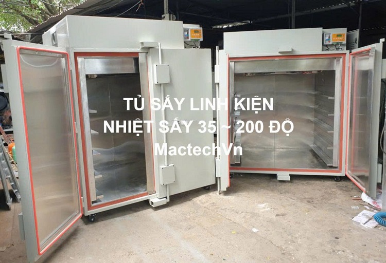 Máy sấy công nghiệp nhiệt độ 160 ~ 200 ~ 300°C – Giải pháp sấy nhiệt cao cho linh kiện và vật liệu