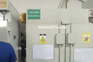 Sấy keo công nghiệp bằng máy sấy nhiệt độ cao, quá trình đóng rắn keo