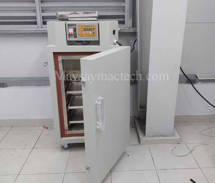 tủ sấy linh kiện 6 khay, nhiệt độ sấy 35 - 160 độ
